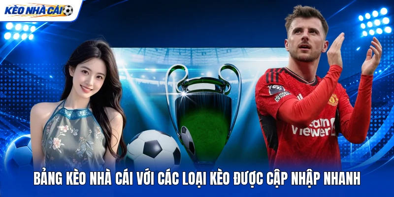 Bảng Kèo Nhà Cái Với Các Loại Kèo Được Cập Nhập Nhanh 7 Bảng Kèo Nhà Cái Với Các Loại Kèo Được Cập Nhập Nhanh