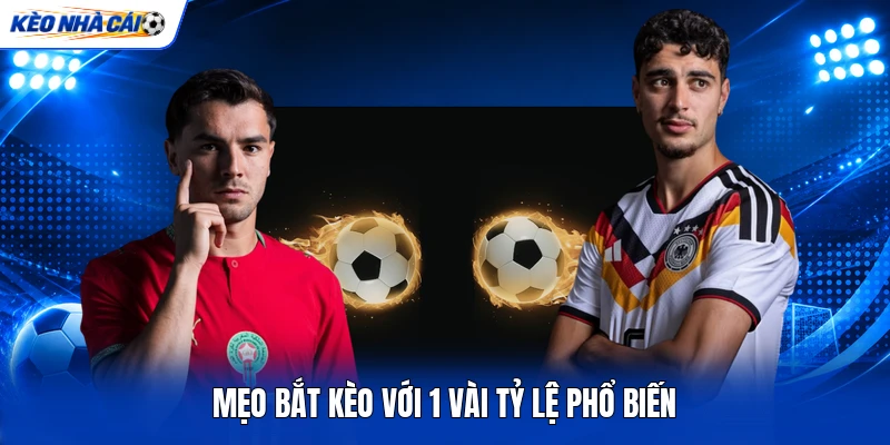 Mẹo bắt kèo với 1 vài tỷ lệ phổ biến Mẹo bắt kèo với 1 vài tỷ lệ phổ biến